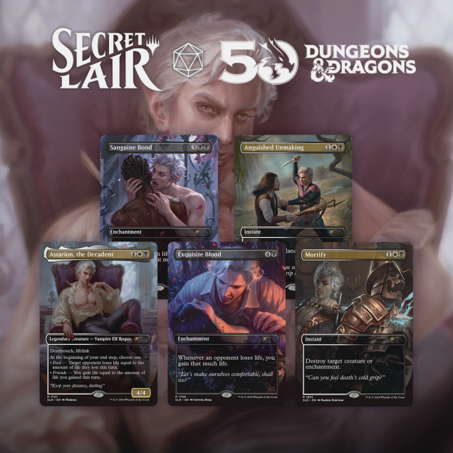 Magic the Gathering, Secret Lair: Secret Lair x Dungeons & Dragons: As –  Card Monster Games