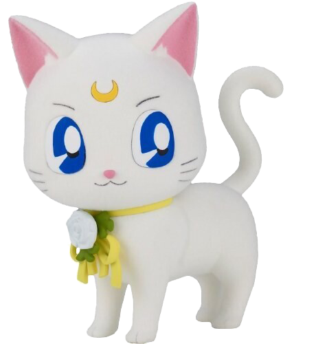 Sailor Moon: Pretty Guardian Fluffy Puffy Artemis Figure