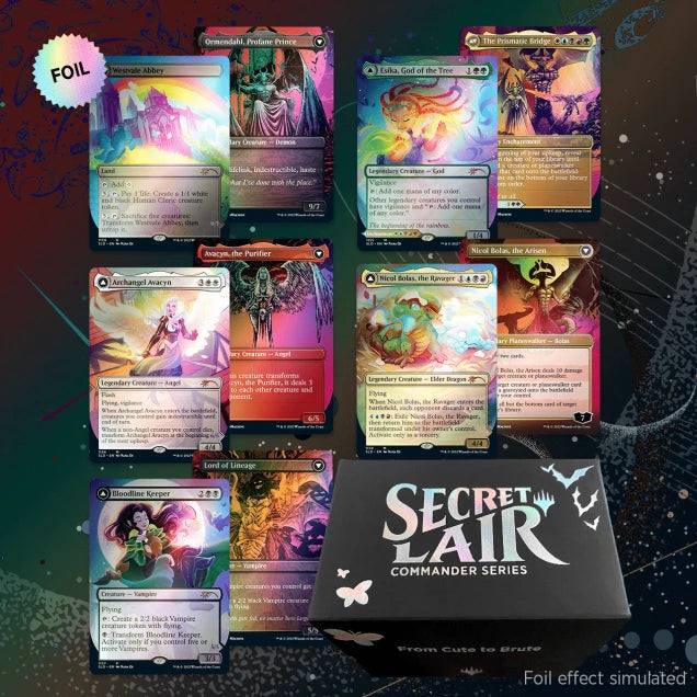 secret lair mtg cards Magic The Gathering, Secret Lair Commander Deck: From Cute to Brute – Card Monster Games