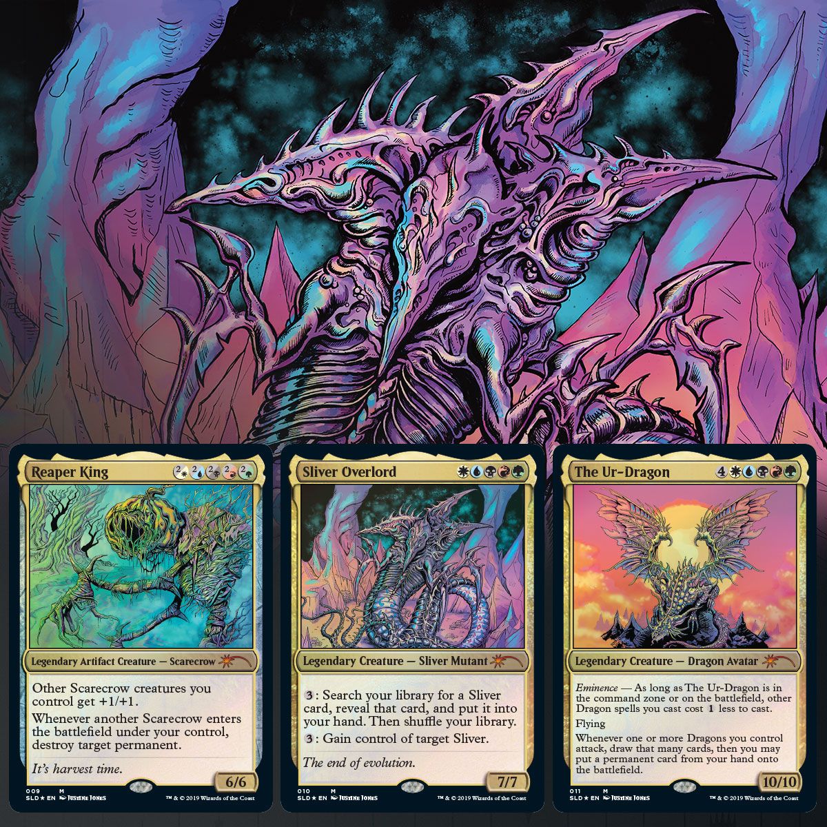 justine jones mtg cards Magic The Gathering, Secret Lair: Kaleidoscope Killers