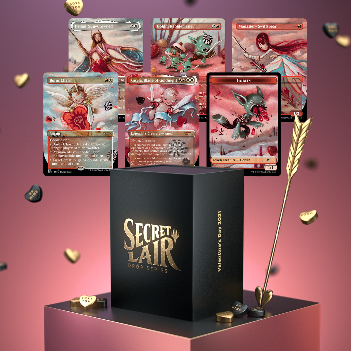 mtg valentine card Magic The Gathering, Secret Lair: Valentine's Day 2021 – Card Monster Games
