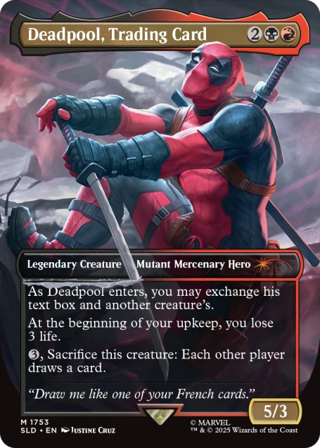 Magic the Gathering, Secret Lair: Secret Lair x Marvel's Deadpool