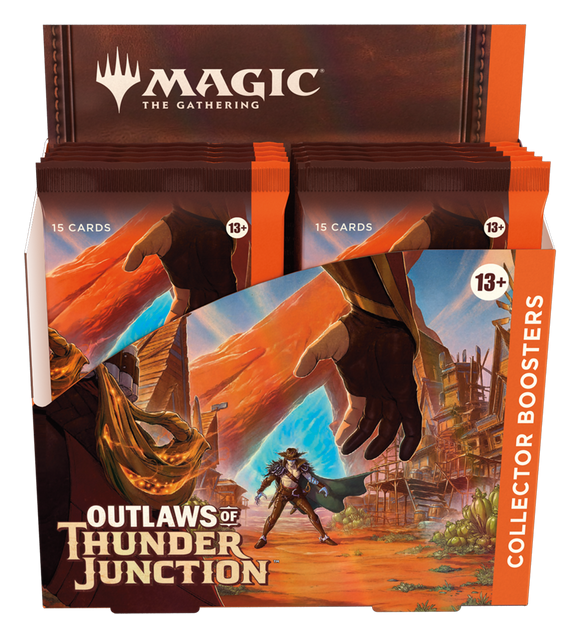 ◄ WEEKLY SALE ► ◄ PREORDER ► Magic The Gathering: Outlaws of Thunder Junction - Collector Booster Box ◄ PREORDER ►  ◄ WEEKLY SALE ►