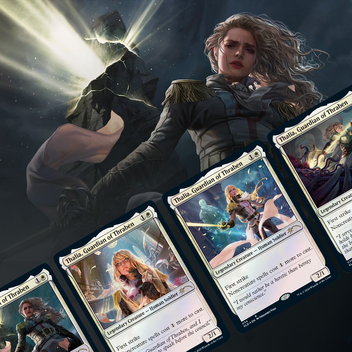 Magic The Gathering, Secret Lair: Thalia: Beyond the Helvault Card Monster Games Magic The Gathering, Secret Lair: Thalia: Beyond the Helvault Card Monster Games