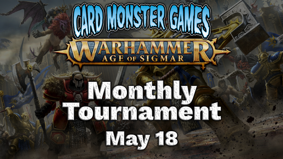 Age of Sigmar: Monthly Tournament Entry Fee - Lexington Super Center - May