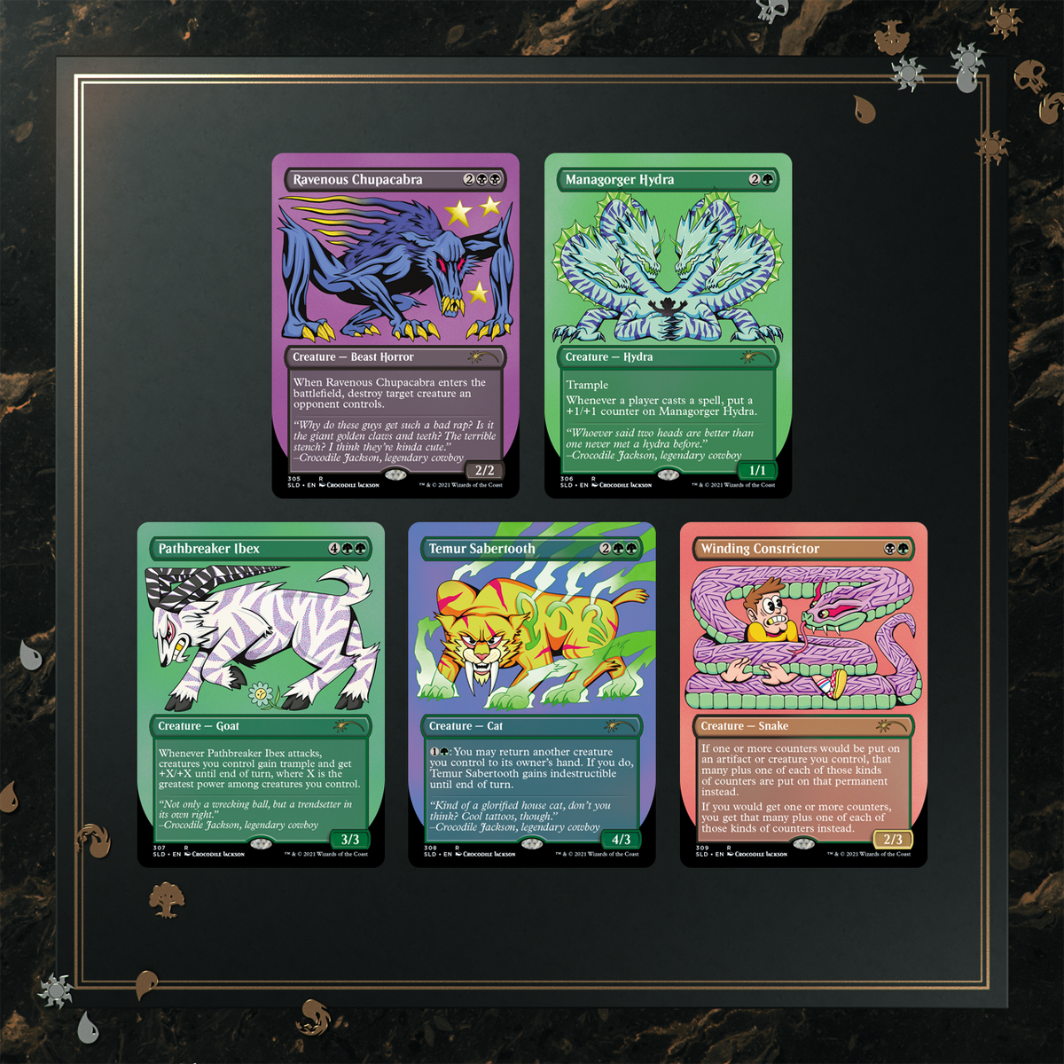 Magic The Gathering, Secret Lair: Crocodile Jackson's Monstrous