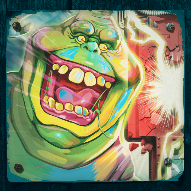 ghostbusters mtg cards Magic the Gathering, Secret Lair: Ghostbusters: Slimer – Card Monster Games