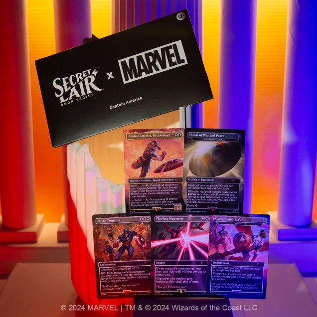 Magic the Gathering, Secret Lair: Secret Lair x Marvel's Captain Magic the Gathering, Secret Lair: Secret Lair x Marvel's Captain