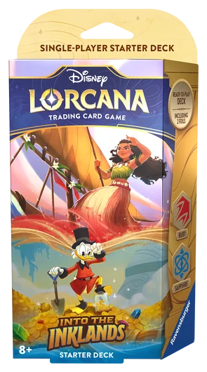 Lorcana: Into The Inklands Ruby and Sapphire Starter Deck