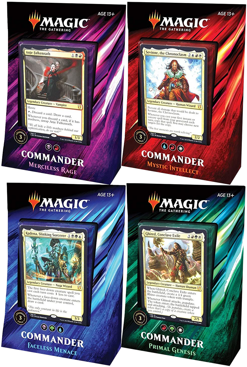 cheap mtg commander decks Magic The Gathering: Commander 2019 Decks