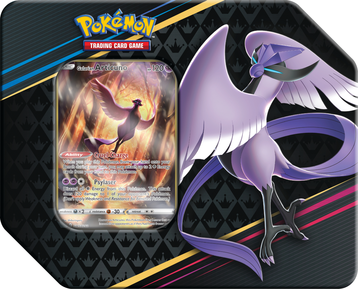 Pokemon: Crown Zenith - Galarian Articuno Collection Tin