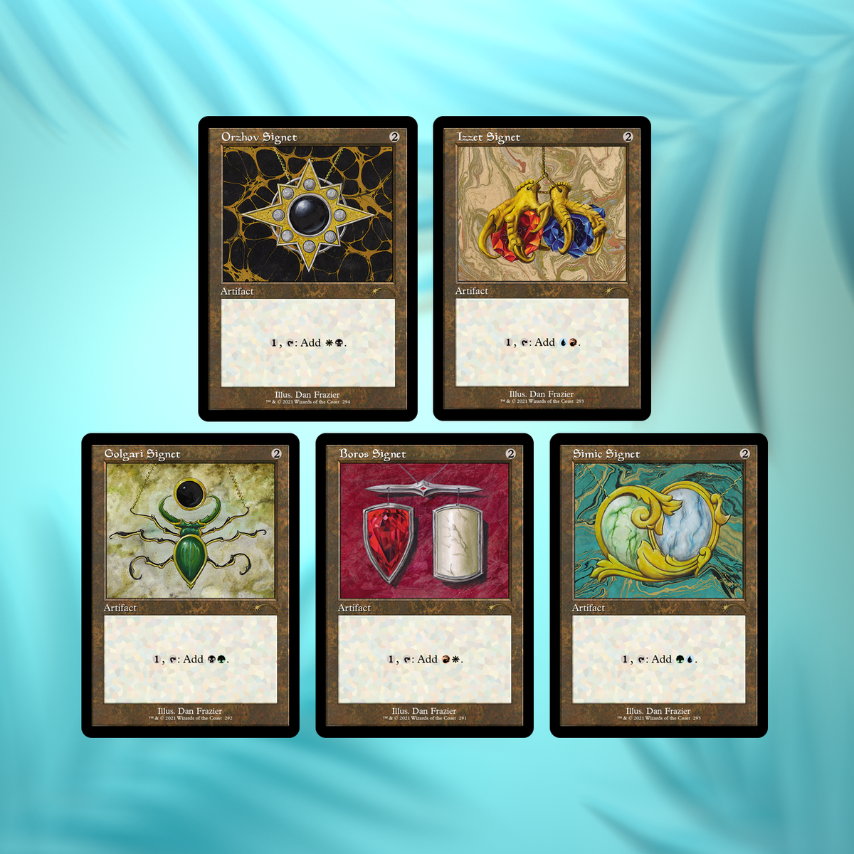 マジック：ザ・ギャザリング MTG Dan Frazier The Enemy Signets Magic The Gathering, Secret Lair: Dan Frazier Is Back: The Enemy
