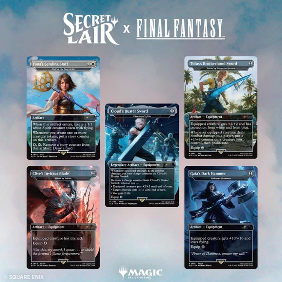 Magic the Gathering, Secret Lair: Secret Lair x Final Fantasy: Weapons (EN)