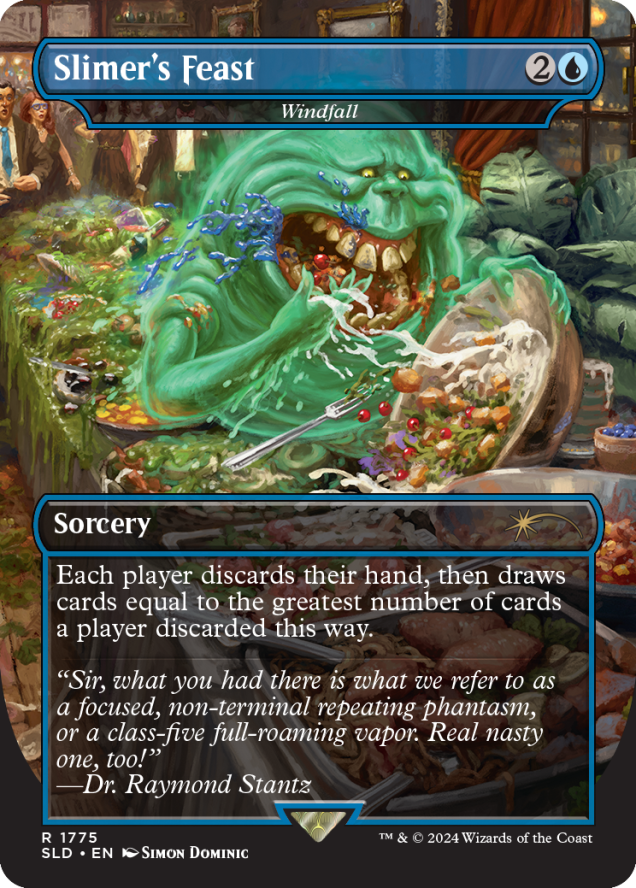 Magic the Gathering, Secret Lair: Ghostbusters: Slimer – Card