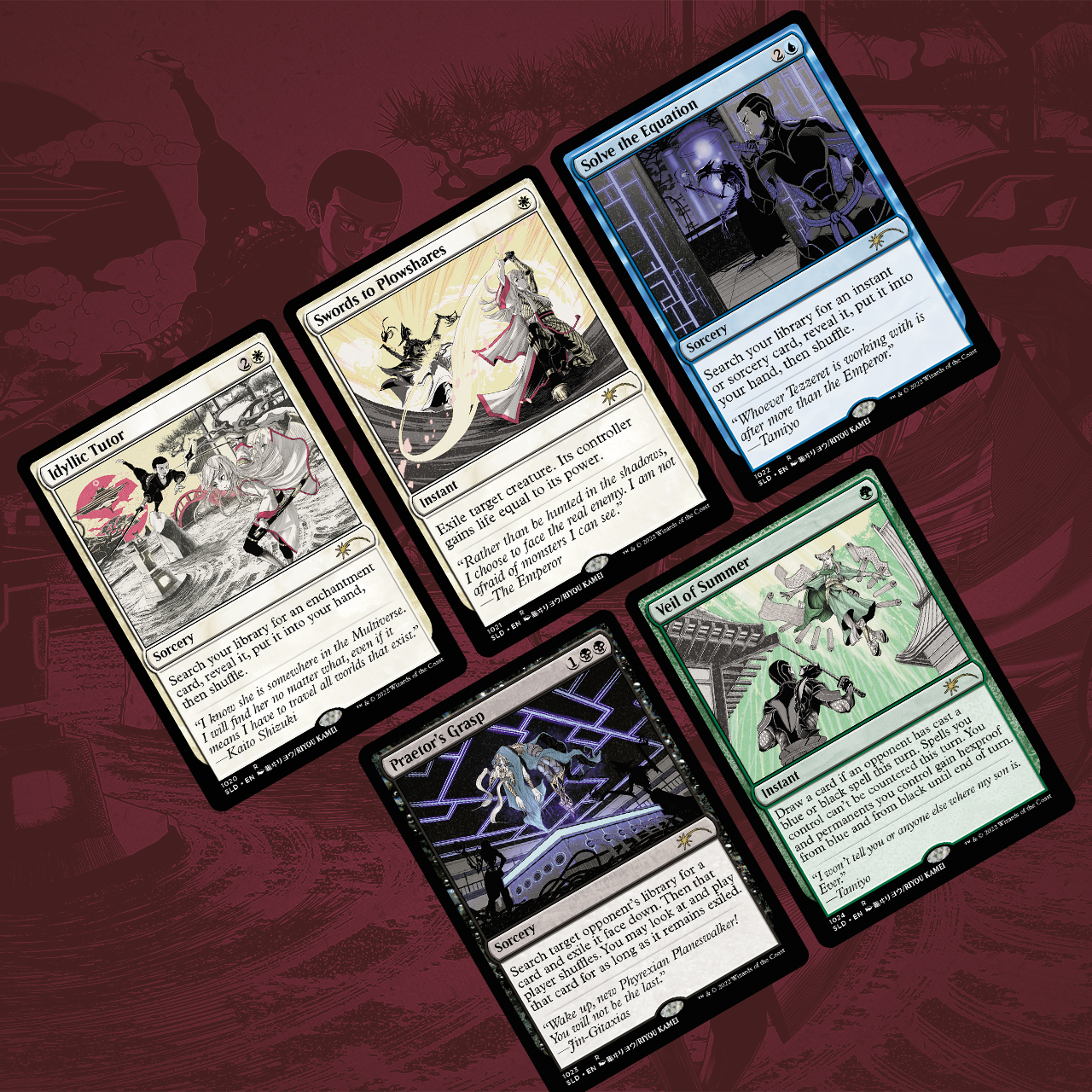 Magic The Gathering, Secret Lair: Kamigawa: the Manga: the Cards Card Monster Games Magic The Gathering, Secret Lair: Kamigawa: the Manga: the Cards Card Monster Games