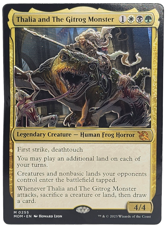 thalia mtg cards Magic The Gathering: Thalia and The Gitrog Monster Pin – Card Monster Games