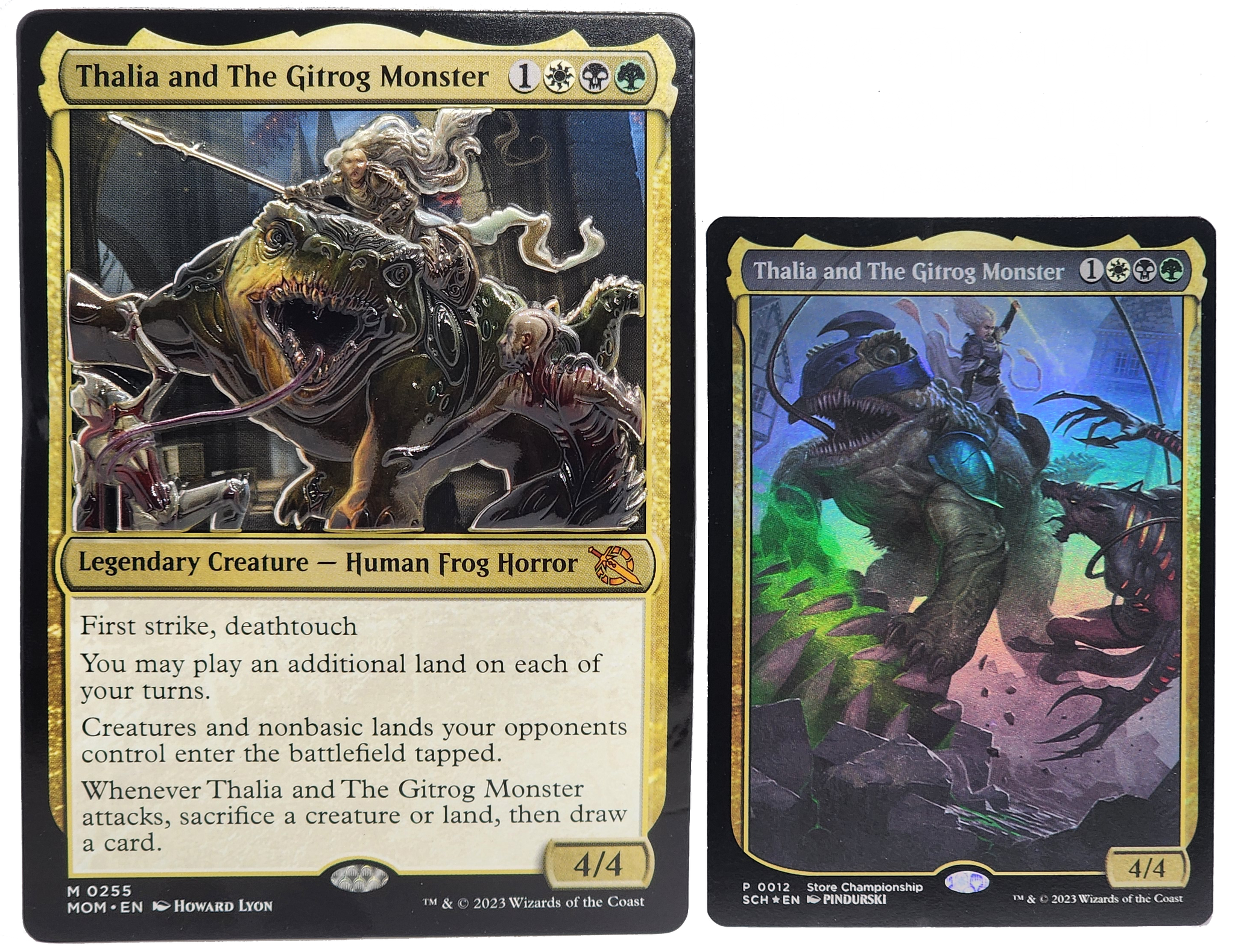 Magic The Gathering: Thalia and The Gitrog Monster Pin – Card Monster Games