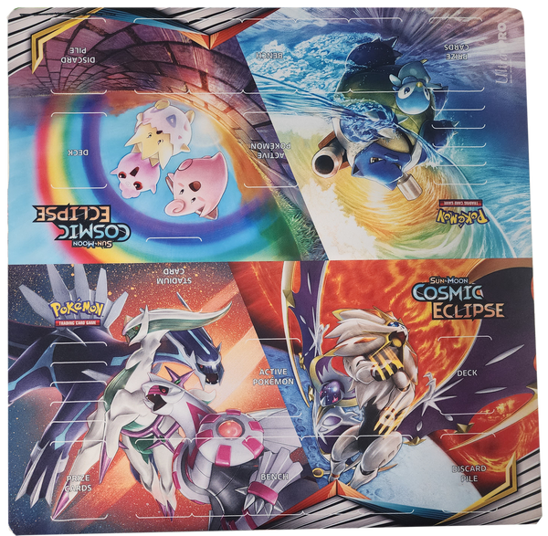 Pokemon: Sun and Moon: Cosmic Eclipse 2-Player Playmat – Card