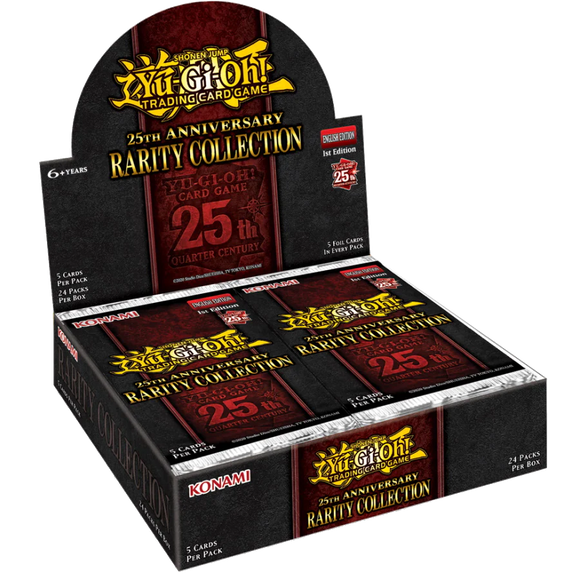 YuGiOh 25th Anniversary Rarity Collection Booster Box Card