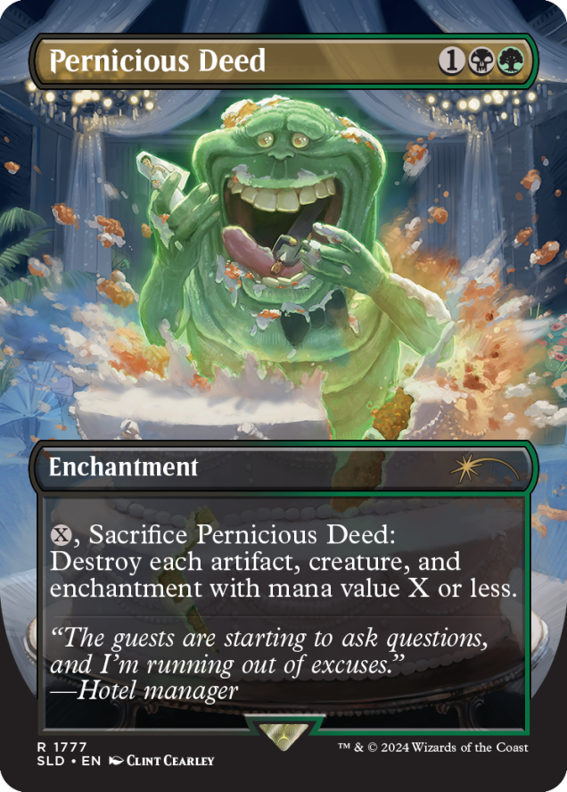 mtg ghostbusters bonus card Magic the Gathering, Secret Lair: Ghostbusters: Slimer