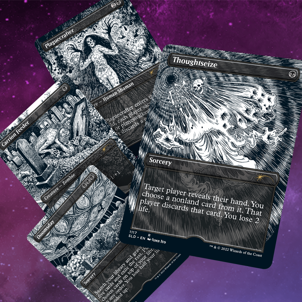 Magic The Gathering, Secret Lair: Special Guest: Junji Ito Magic The Gathering, Secret Lair: Special Guest: Junji Ito