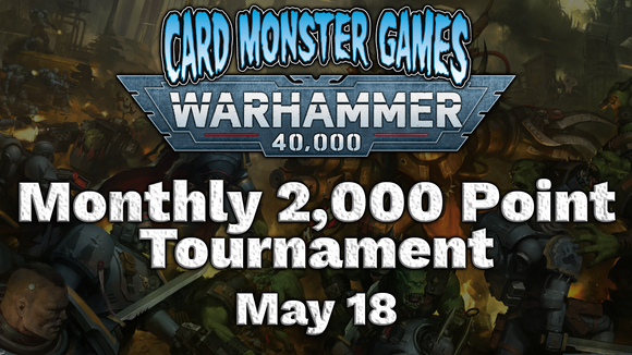 Warhammer Monthly 2,000 Point Tournament - May