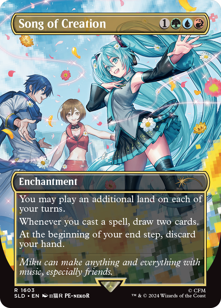 Magic The Gathering, Secret Lair: Secret Lair x Hatsune Miku Magic The Gathering, Secret Lair: Secret Lair x Hatsune Miku