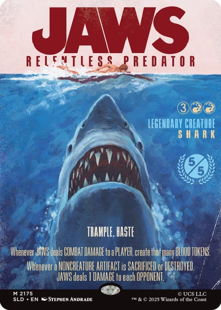 マジック：ザ・ギャザリング JAWS MTG Secret Lair Jaws Magic the Gathering, Secret Lair: Secret Lair x Jaws: Terror of