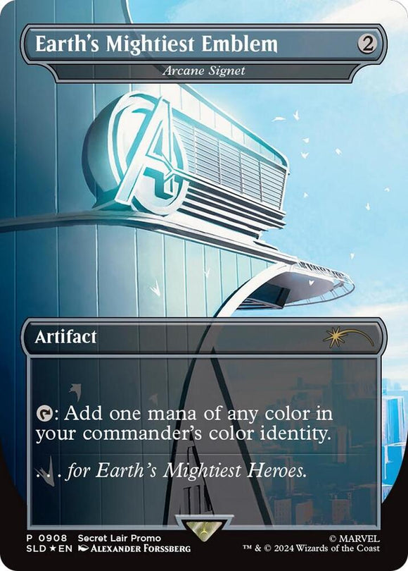Magic the Gathering, Secret Lair: Secret Lair x Marvel: Arcane Signet Card Monster Games Magic the Gathering, Secret Lair: Secret Lair x Marvel: Arcane Signet Card Monster Games