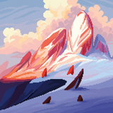 Magic The Gathering, Secret Lair: PixelSnowLands.jpg