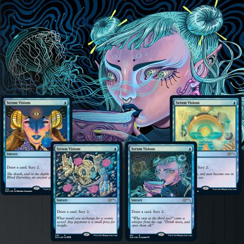 Magic The Gathering, Secret Lair: Seeing Visions – Card Monster Games