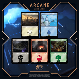 Magic The Gathering, Secret Lair: Secret Lair x Arcane: Lands Card Monster Games Magic The Gathering, Secret Lair: Secret Lair x Arcane: Lands Card Monster Games