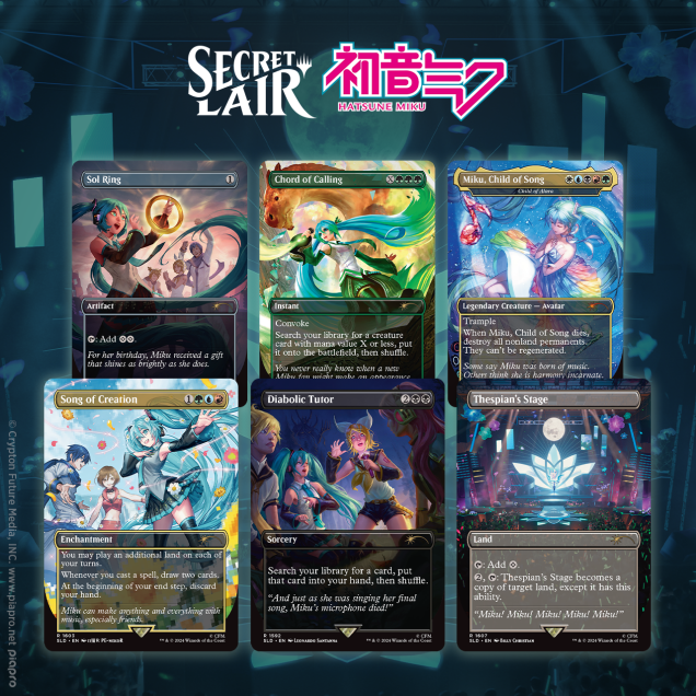 Magic The Gathering, Secret Lair: Secret Lair x Hatsune Miku