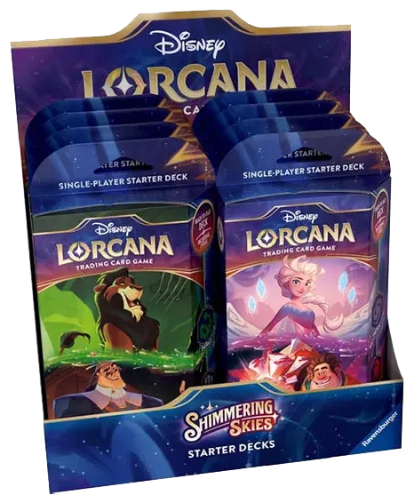 Lorcana: Shimmering Skies - Starter Deck Display