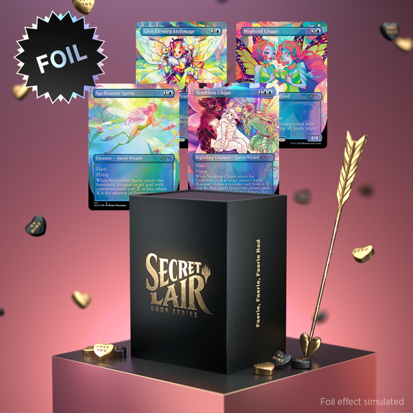 Magic The Gathering, Secret Lair: Faerie, Faerie, Faerie Rad Card Monster Games Magic The Gathering, Secret Lair: Faerie, Faerie, Faerie Rad Card Monster Games
