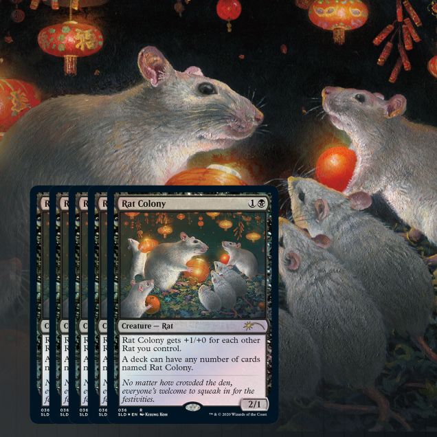 chinese new year mtg cards Magic the Gathering, Secret Lair: Year of the Rat – Card Monster Games