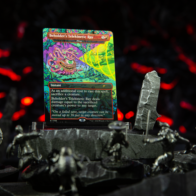 Magic the Gathering, Secret Lair: Death Is In The Eyes of the Beholder Card Monster Games Magic the Gathering, Secret Lair: Death Is In The Eyes of the Beholder Card Monster Games