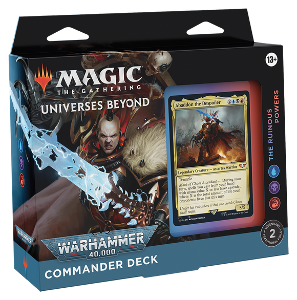 Magic The Gathering, Universes Beyond: Warhammer 40,000 - The Ruinous Powers Commander Deck