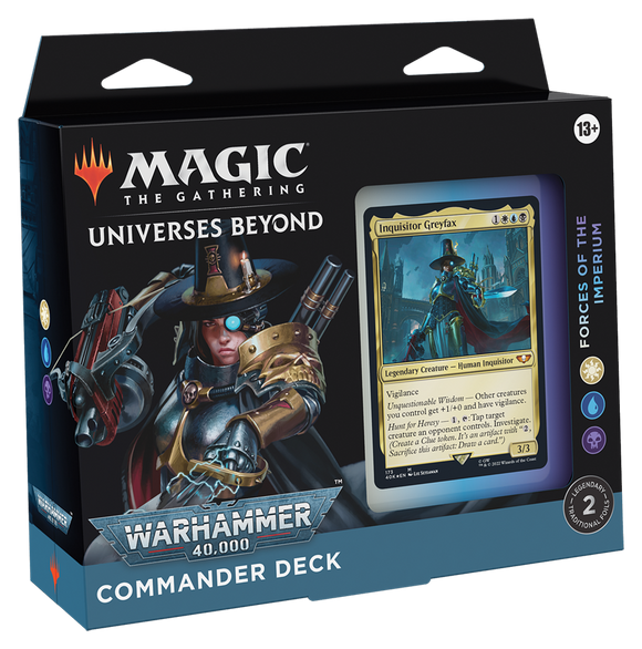 Magic The Gathering, Universes Beyond: Warhammer 40,000 - Forces Of The Imperium Commander Deck