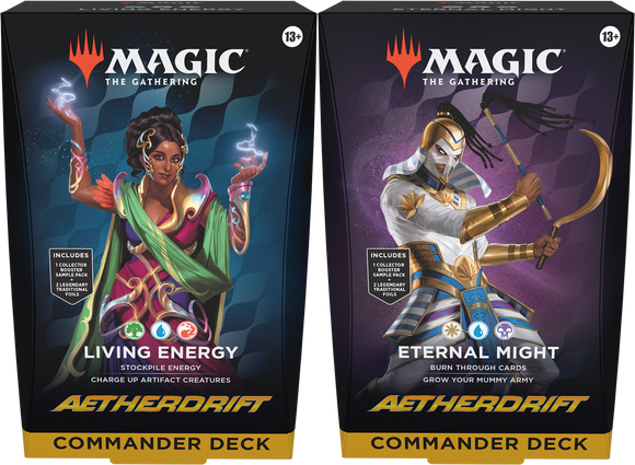 ◄ PREORDER ► Magic The Gathering: Aetherdrift - Commander Deck Bundle ◄ PREORDER ►