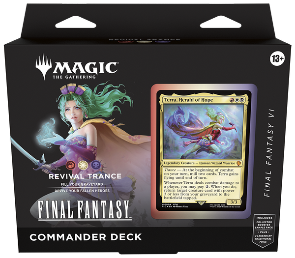 Magic the Gathering: Final Fantasy VI Commander Deck - Revival Trance Card Monster Games Magic the Gathering: Final Fantasy VI Commander Deck - Revival Trance Card Monster Games