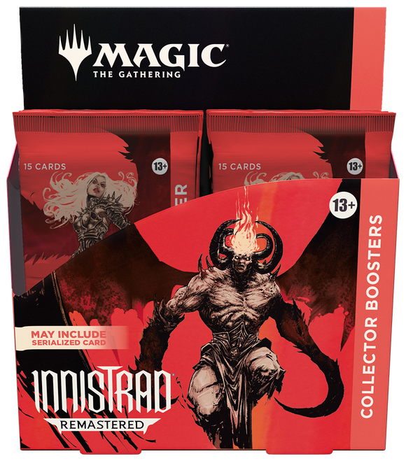 ◄ WEEKLY SALE ► ◄ PREORDER ► Magic The Gathering: Innistrad Remastered - Collector Booster Box ◄ PREORDER ► ◄ WEEKLY SALE ►