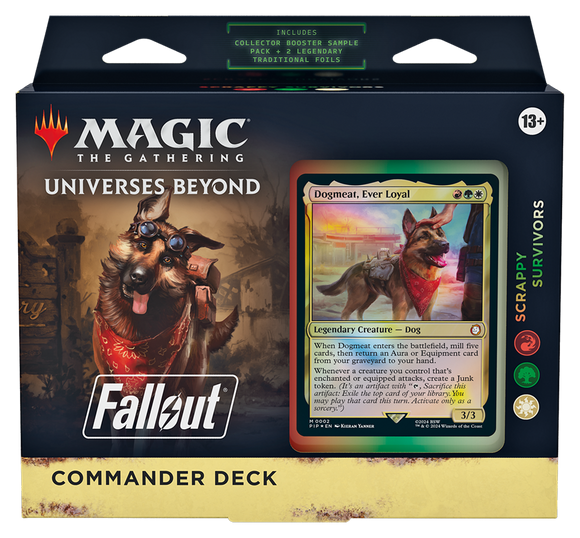◄ WEEKLY SALE ► ◄ PREORDER ► Magic The Gathering: Fallout - Scrappy Survivors Commander Deck ◄ PREORDER ► ◄ WEEKLY SALE ►