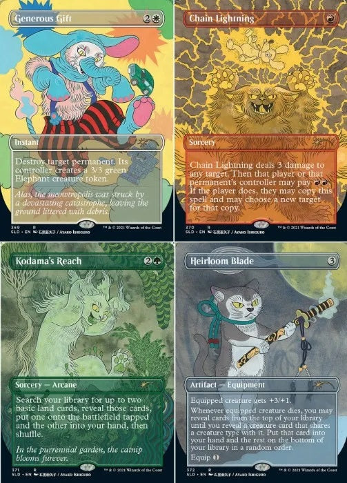 mtg secret lair cards Magic The Gathering, Secret Lair: Purrfection