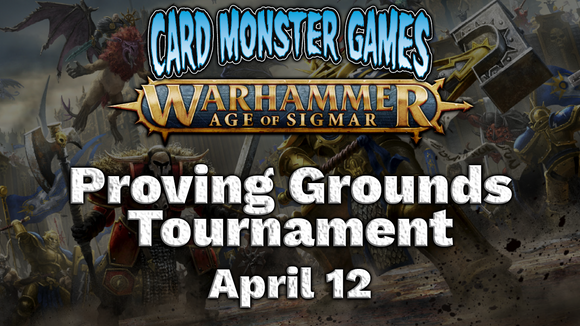 Age of Sigmar: Proving Grounds Tournament Entry Fee - Knoxville - April