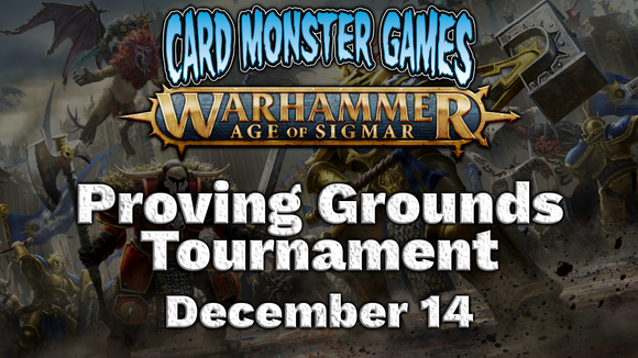 Age of Sigmar: Proving Grounds Tournament Entry Fee - Knoxville - December