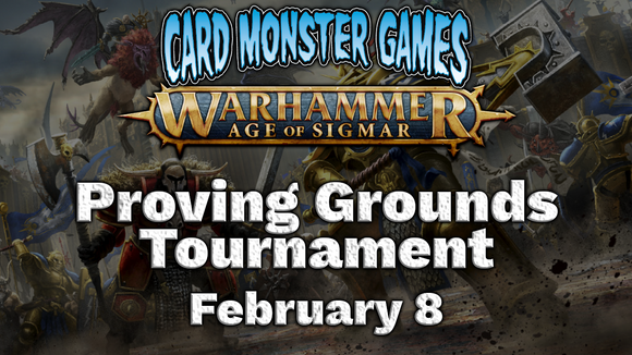 Age of Sigmar: Proving Grounds Tournament Entry Fee - Knoxville - February