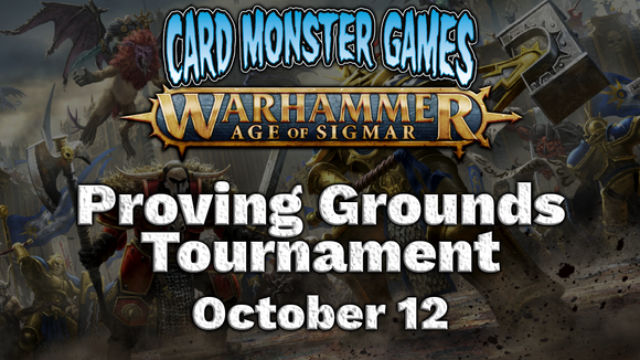 Age of Sigmar: Proving Grounds Tournament Entry Fee - Knoxville - October