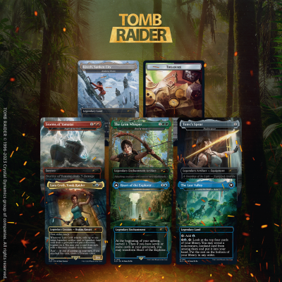 Magic The Gathering, Secret Lair: Secret Lair x Tomb Raider Card Monster Games Magic The Gathering, Secret Lair: Secret Lair x Tomb Raider Card Monster Games