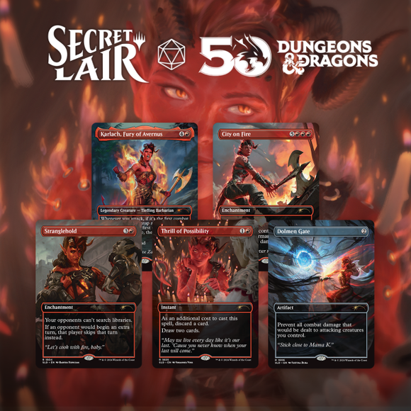 Magic the Gathering, Secret Lair: Secret Lair x Dungeons & Dragons: Karlach's Rage